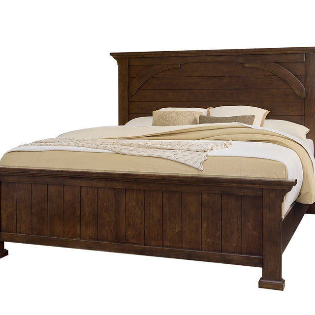 Vaughan-Bassett Vista - Queen Mansion Bed - Cherry