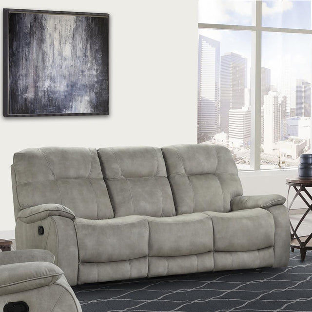 Parker House Cooper - Manual Triple Reclining Sofa - Shadow Natural