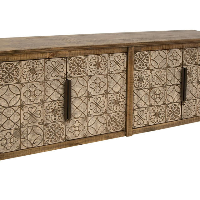 International Furniture Direct Talavera - Console - Brown And Beige