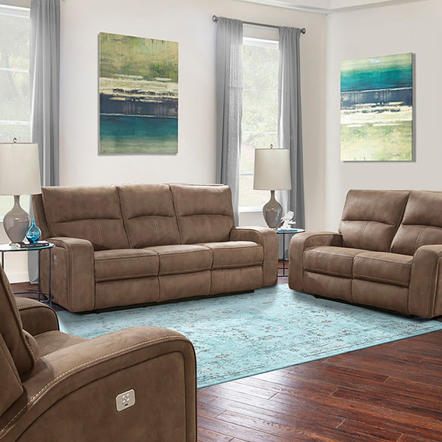 Parker House Polaris - Power Reclining Sofa Loveseat And Recliner - Kahlua