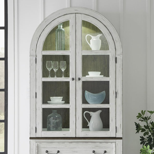 Liberty Furniture River Place - Curio Hutch - White