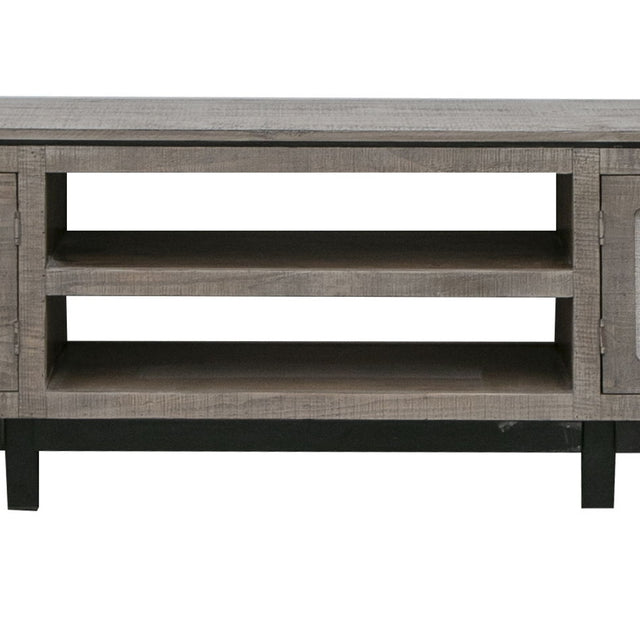 International Furniture Direct Parota - TV Stand - Deep Brown