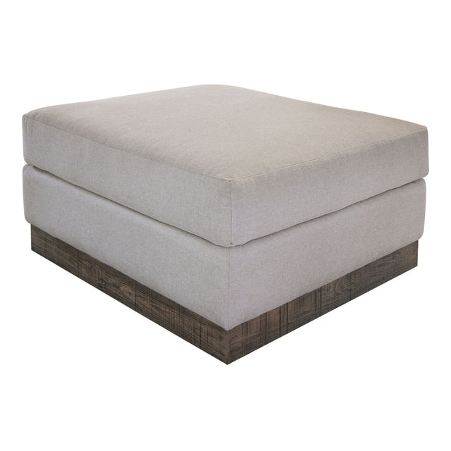 International Furniture Direct Georgia - Ottoman - Almond Gray