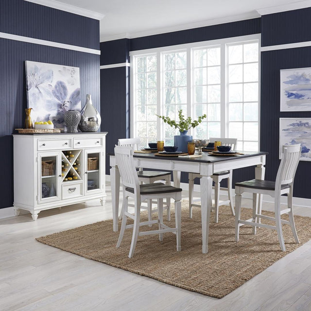 Liberty Furniture Allyson Park - 5 Piece Gathering Table Set