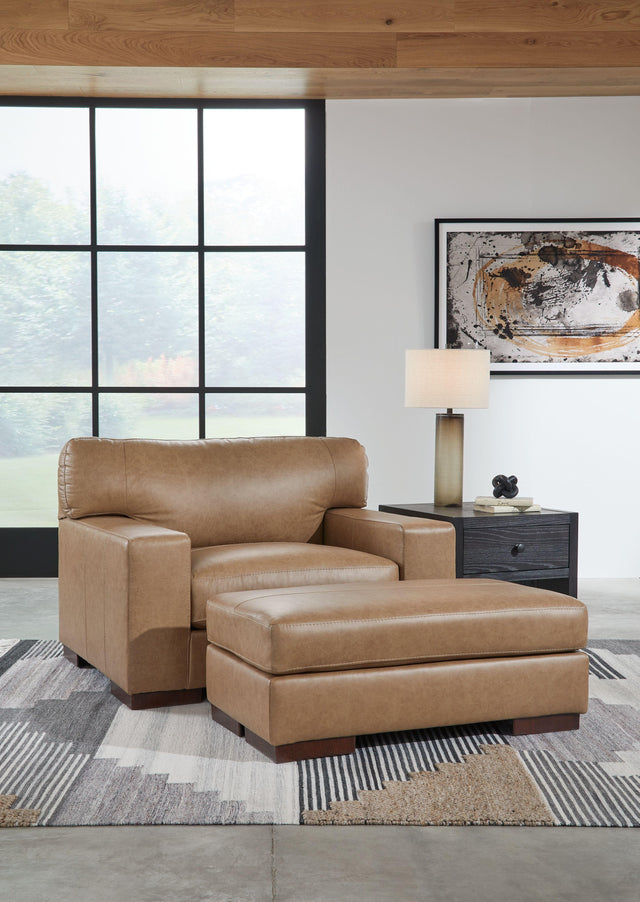 Ashley Lombardia - Tumbleweed - 2 Pc. - Chair And A Half, Ottoman