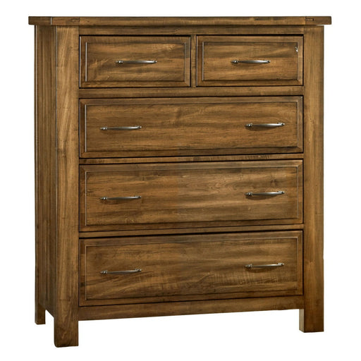 Vaughan-Bassett Maple Road - 5-Drawers Chest - Antique Amish