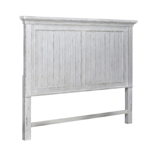 Liberty Furniture River Place - King Mansion Headboard - White
