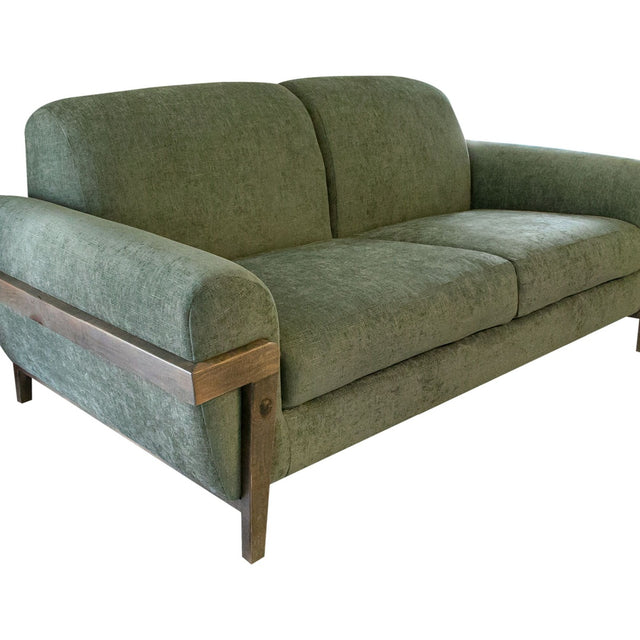International Furniture Direct Loft Brown - Loveseat - Olive