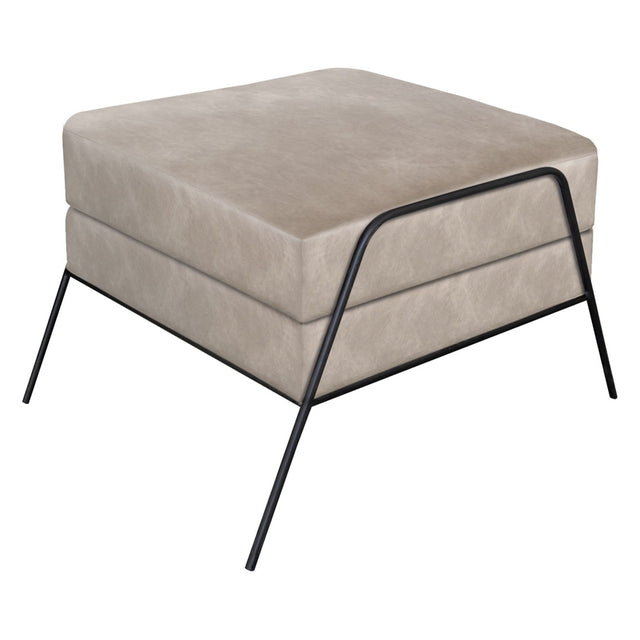 International Furniture Direct Tyne - Comfort Ottoman - Snow