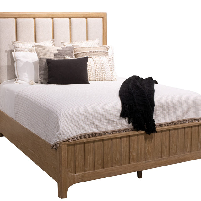 Parker House Escape - Bedroom Queen Panel Bed - Glazed Natural Oak