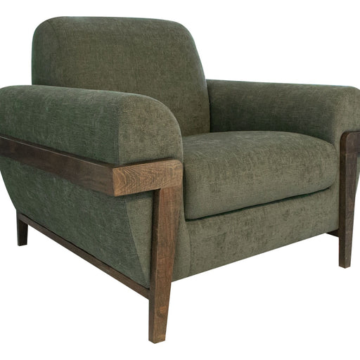 International Furniture Direct Loft Brown - Arm Chair - Olive