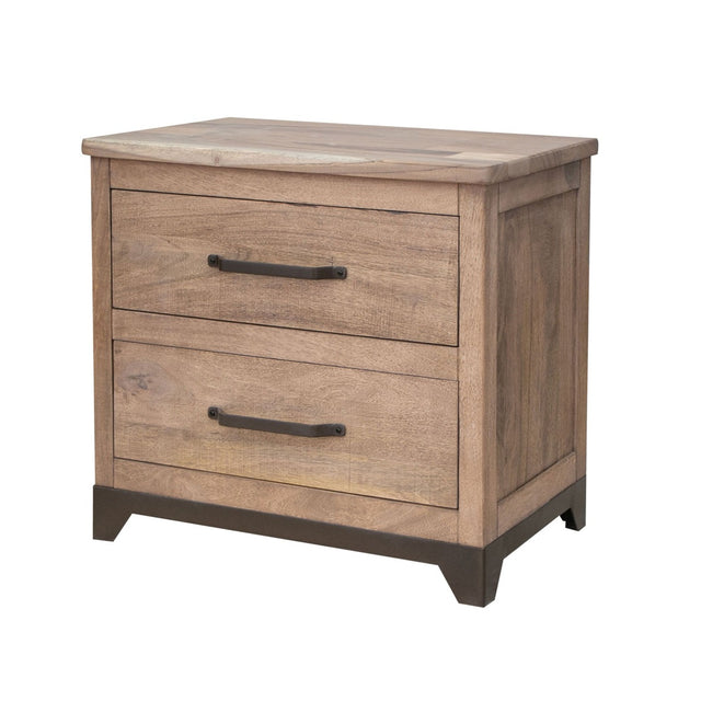 International Furniture Direct Natural Parota - Nightstand
