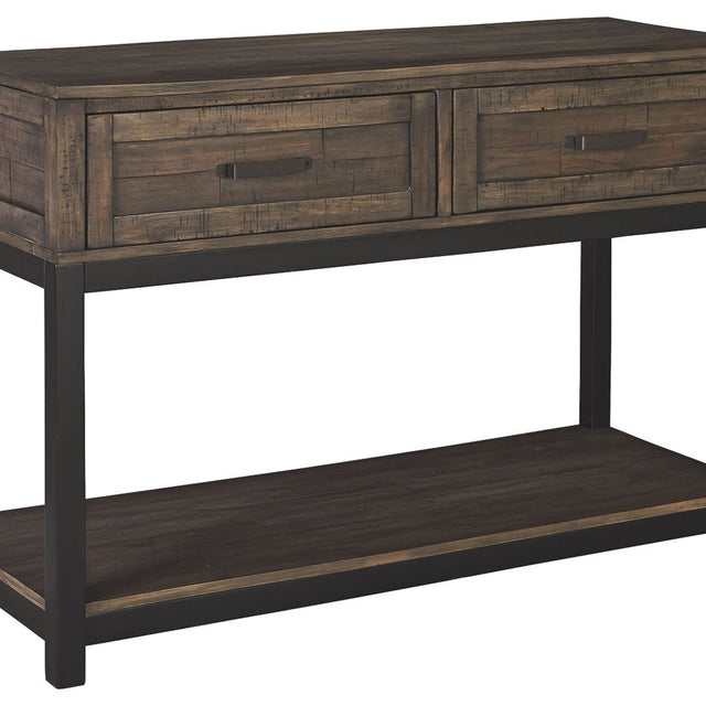 Ashley Johurst Sofa Table - Grayish Brown