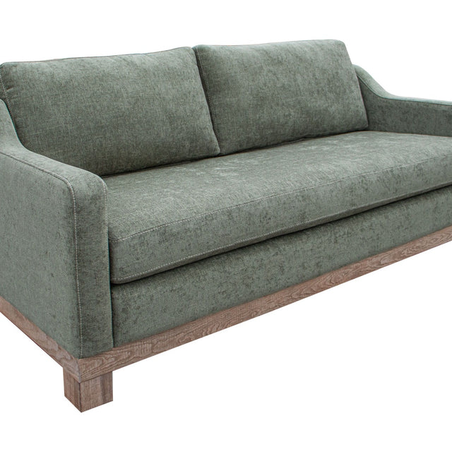 International Furniture Direct Samba - Fabric Loveseat - Olive