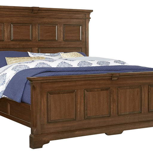 Vaughan-Bassett Heritage - Queen Mansion Bed With Decorative Rails - Amish Cherry