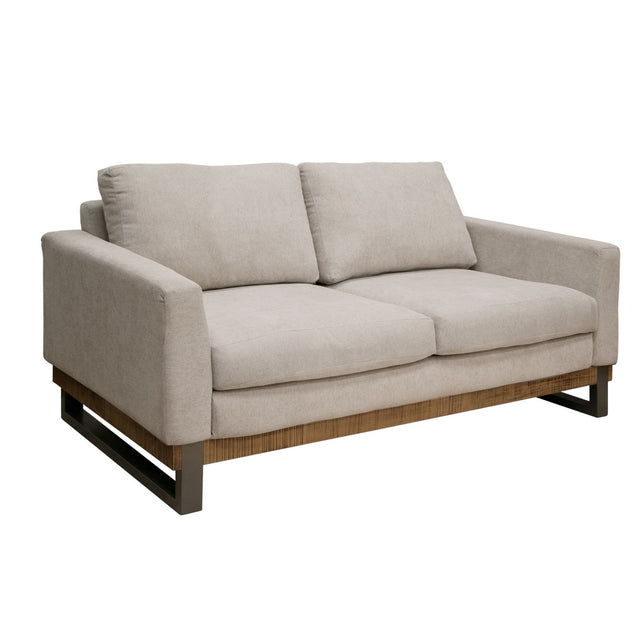 International Furniture Direct Mita - Loveseat - Beige