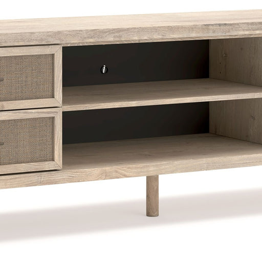 Ashley Cielden Extra Large TV Stand - Two-tone