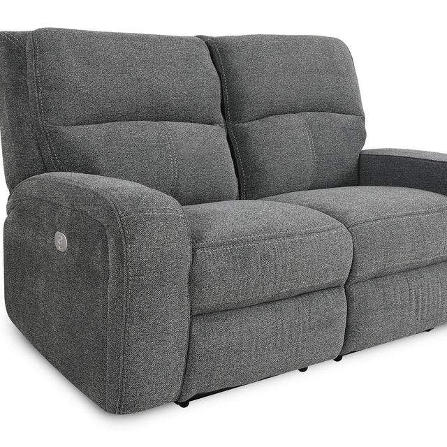 Parker House Polaris - Power Loveseat - Bizmark Grey