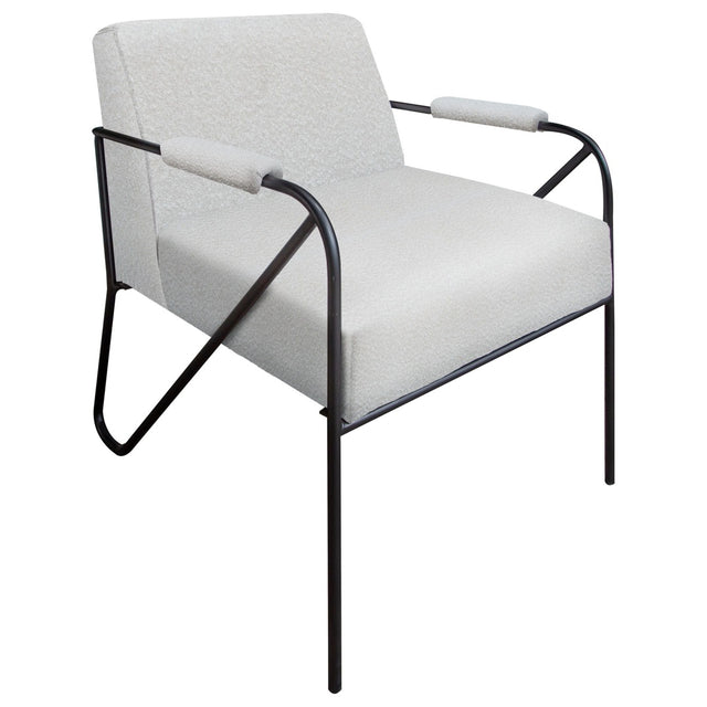 International Furniture Direct Lotus - Arm Chair - Ivory