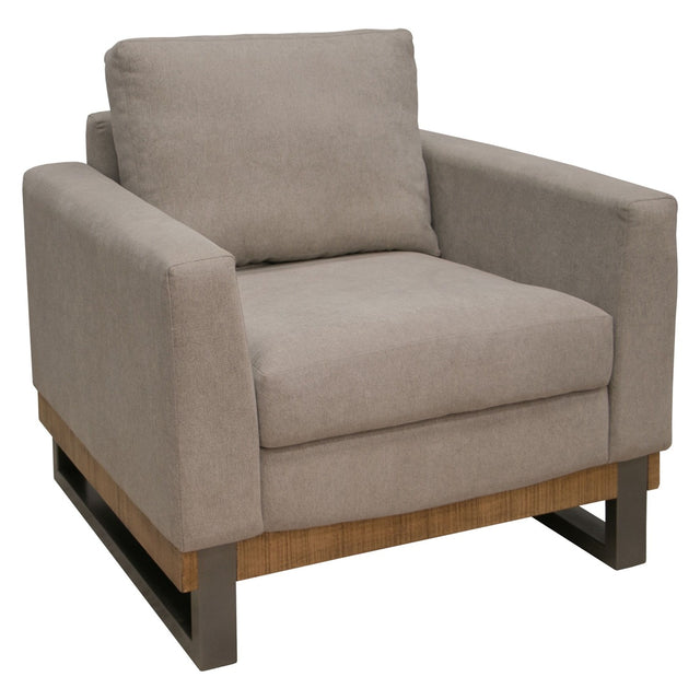 International Furniture Direct Mita - Arm Chair - Almond Gray