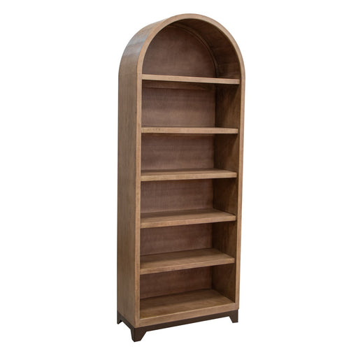 International Furniture Direct Natural Parota - Bookcase - Brown Cappuccino