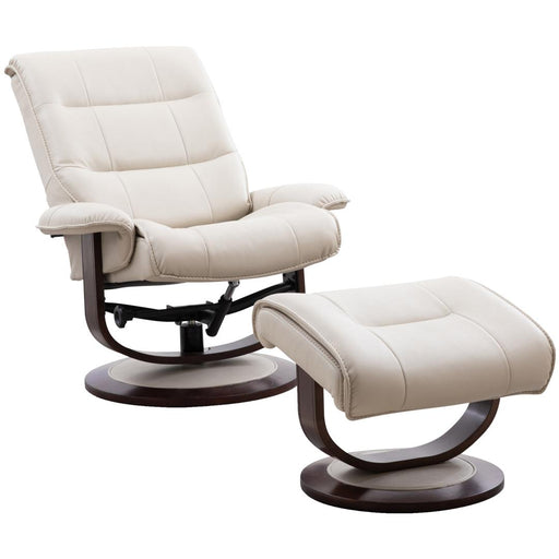 Parker House Knight - Manual Reclining Swivel Chair and Ottoman - Oyster