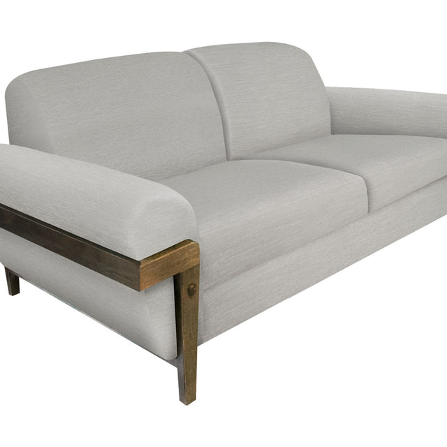International Furniture Direct Loft Brown - Loveseat - Beige