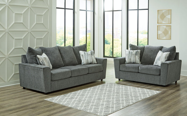 Ashley Stairatt - Gravel - 2 Pc. - Sofa, Loveseat