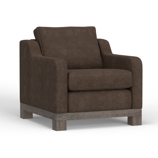 International Furniture Direct Samba - Arm Chair - Hickory