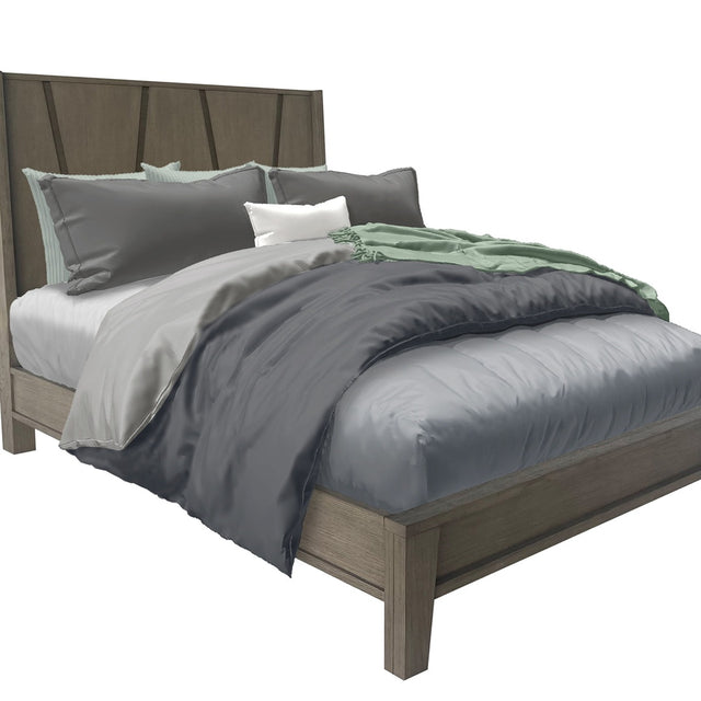Parker House Pure Modern Bedroom - Queen Panel Bed - Moonstone