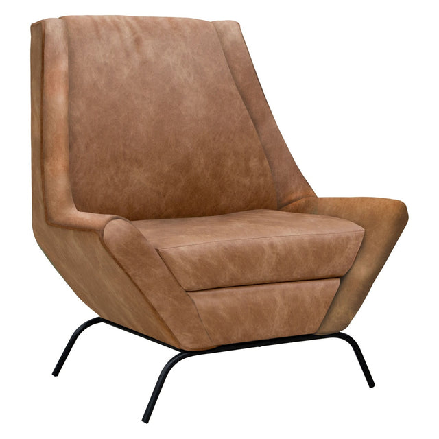 International Furniture Direct Tyne - Arm Chair - Cognac