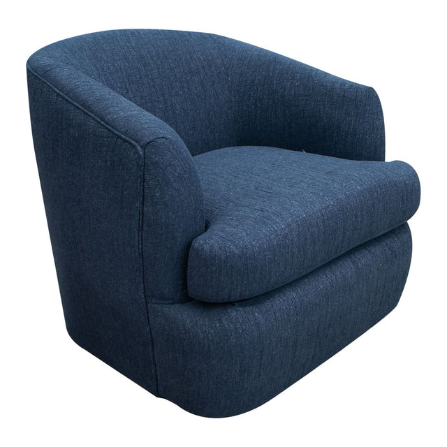International Furniture Direct Tumbi - Arm Chair - Dark Blue
