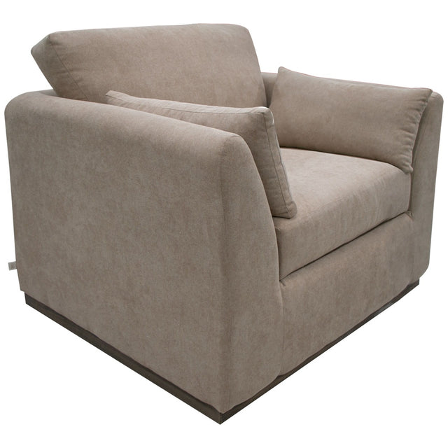 International Furniture Direct Vallarta - Arm Chair - Light Brown