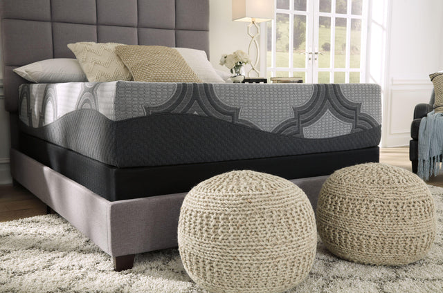Ashley 1100 Series - Gray - 2 Pc. - Twin Xl Mattress, Foundation