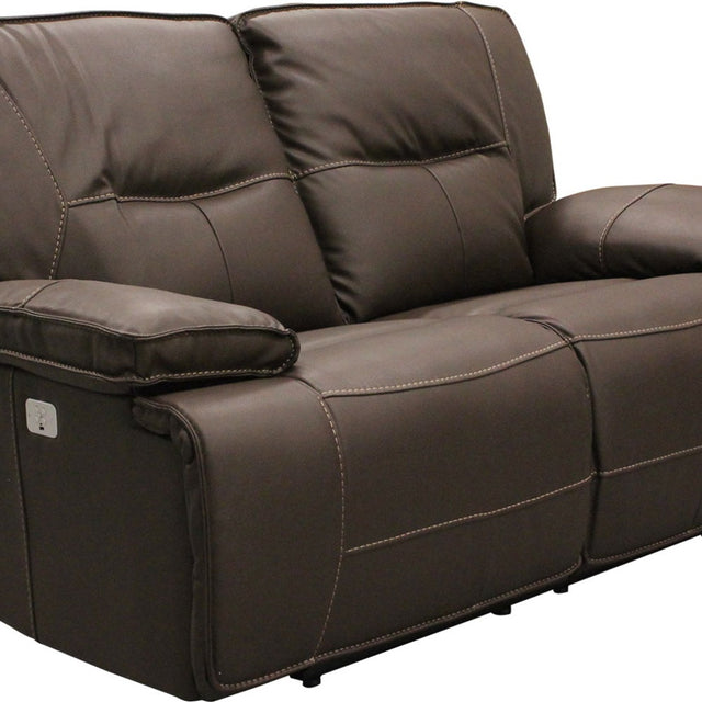 Parker House Spartacus - Power Loveseat - Chocolate