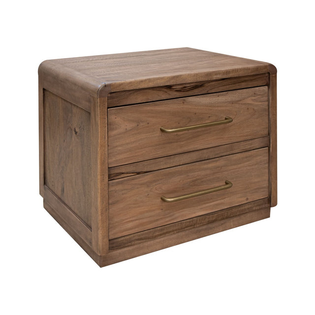 International Furniture Direct Mezquite - Nightstand - Reddish Brown