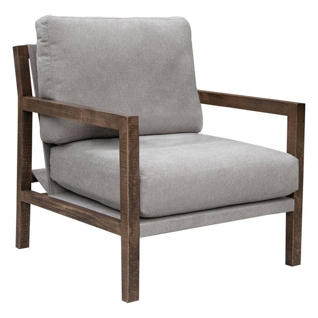 International Furniture Direct Milan - Arm Chair - Almond Gray