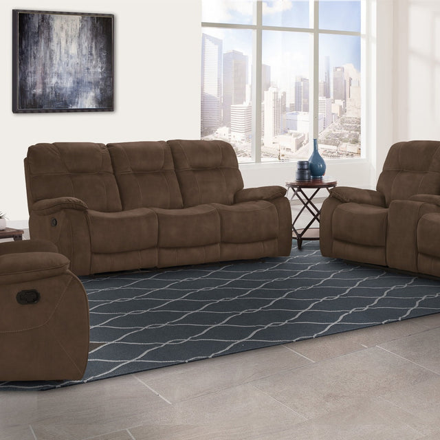 Parker House Cooper - Manual Reclining Sofa Loveseat And Recliner - Shadow Brown