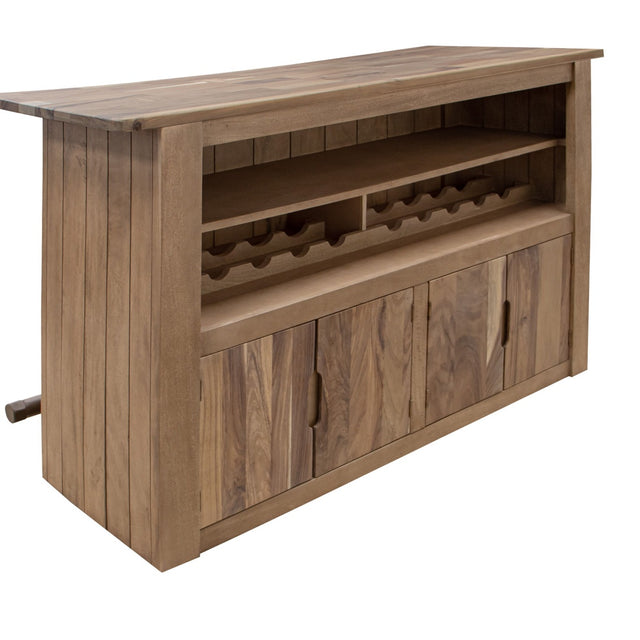 International Furniture Direct Natural Parota - Bar