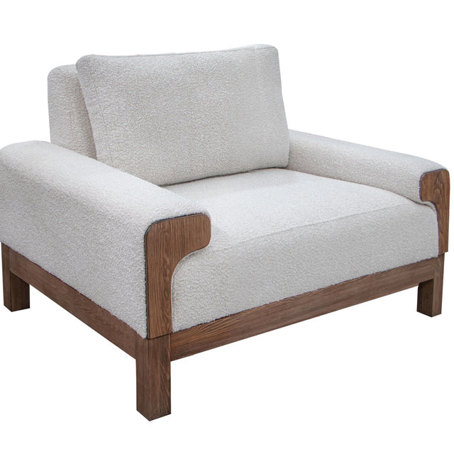 International Furniture Direct Sedona - Arm Chair - Ivory