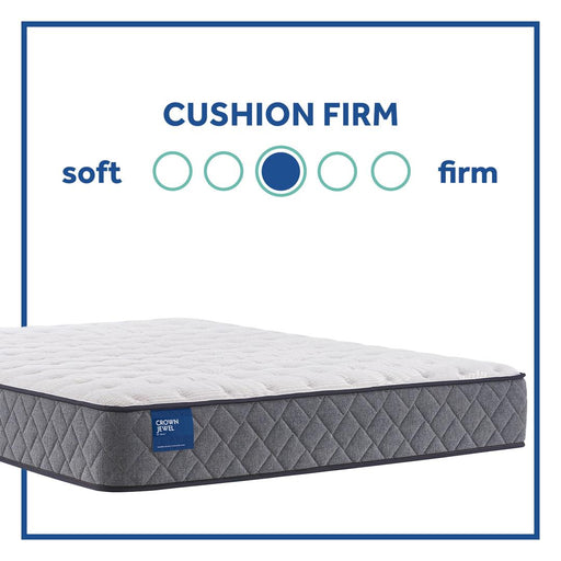 Sealy Value - Scallop Pearl Tight Top Cushion Firm Mattress - Twin