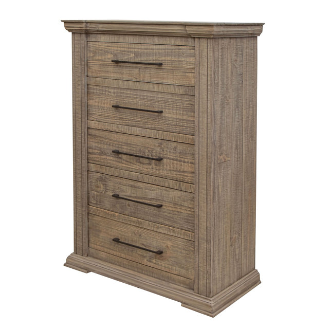 International Furniture Direct Tower - Chest -  Oyster Gray