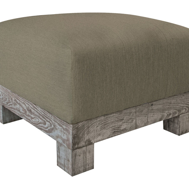 International Furniture Direct Samba - Ottoman - Light Brown