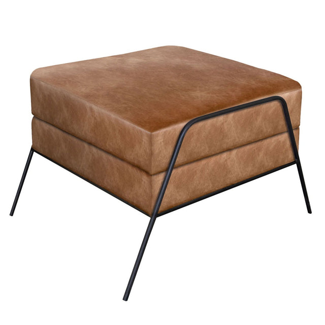 International Furniture Direct Tyne - Ottoman - Cognac