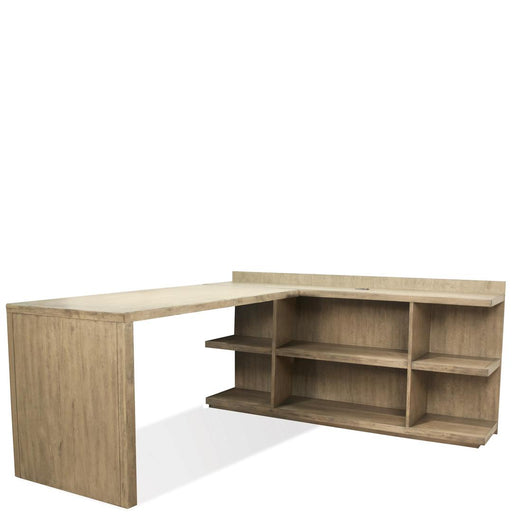 Riverside Furniture Perspectives - Return Desk - Sun-Drenched Acacia - Wood