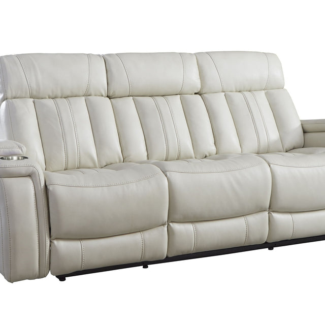 Parker House Royce - Power Drop Down Console Sofa - Fantom Ivory