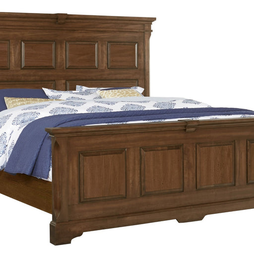Vaughan-Bassett Heritage - Queen Mansion Bed - Amish Cherry