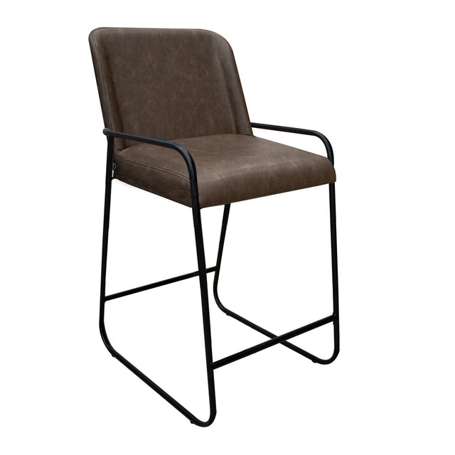 International Furniture Direct Comala - Bar Stool - Hickory - Metal