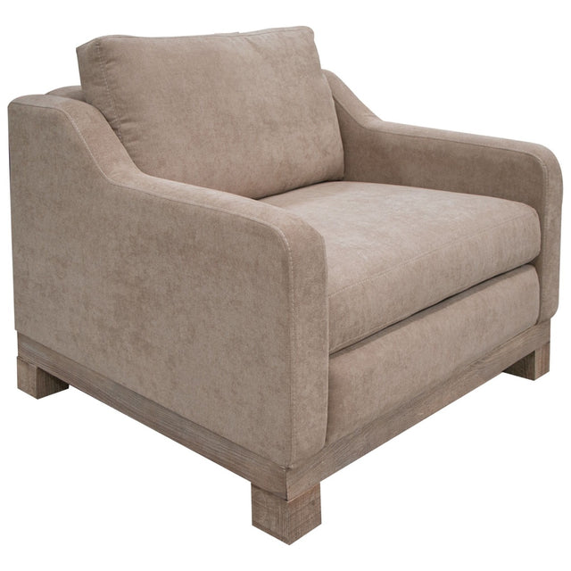 International Furniture Direct Samba - Arm Chair - Light Brown