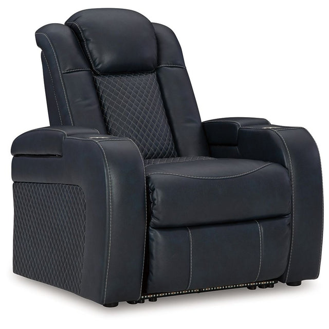 Ashley Fyne-Dyme PWR Recliner/ADJ Headrest - Sapphire